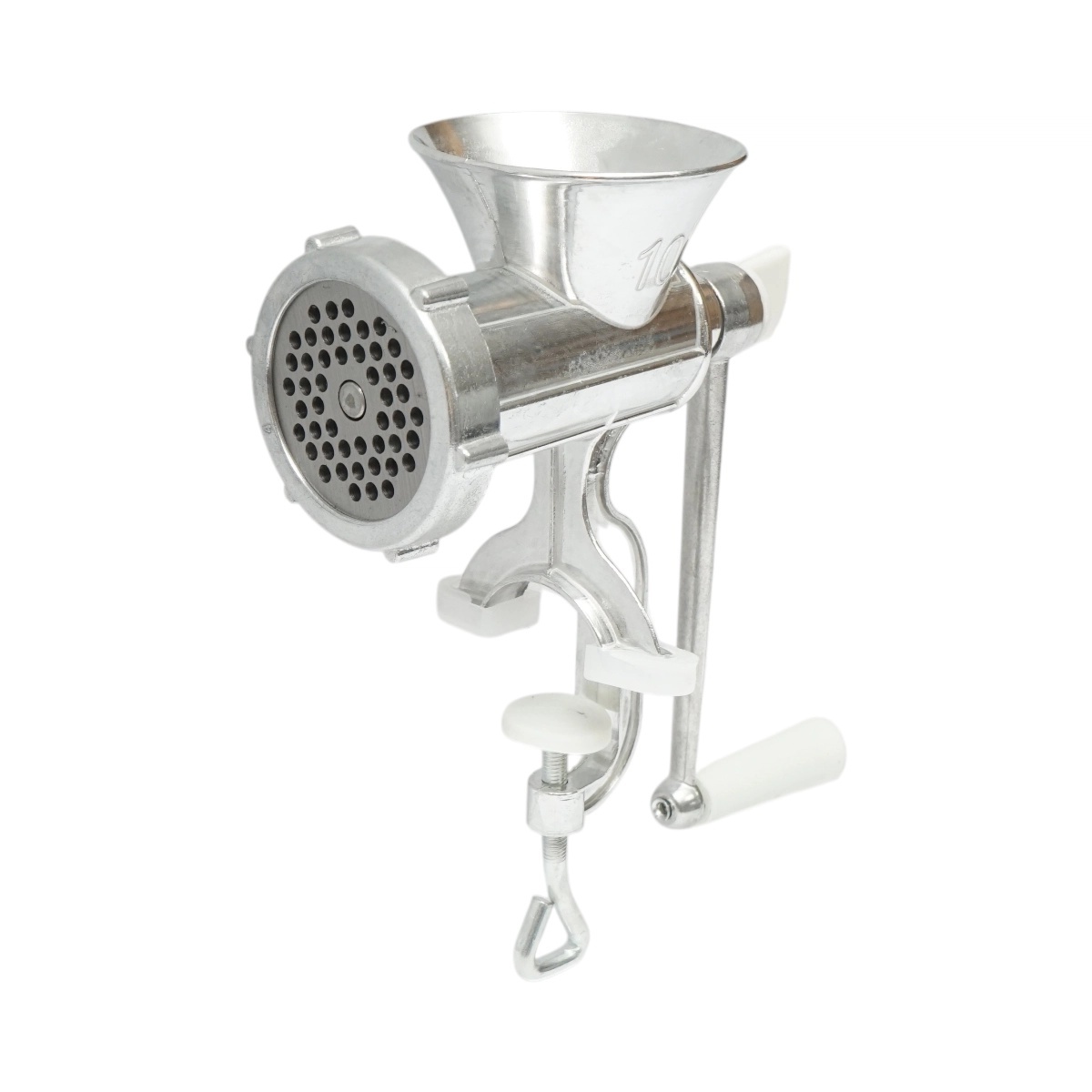 masini de tocat carne Masina de tocat carne manuala Nr. 10 din aluminiu, BK88813