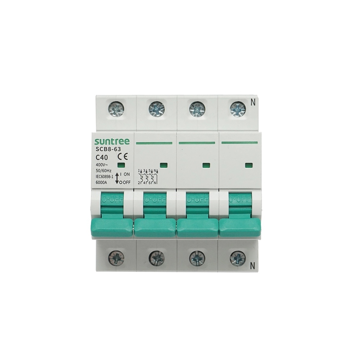 siguranta automata 3p n Siguranta automata tip intrerupator 3P+N, 40A 400VAC Suntree, SUNTREE, DISMB49