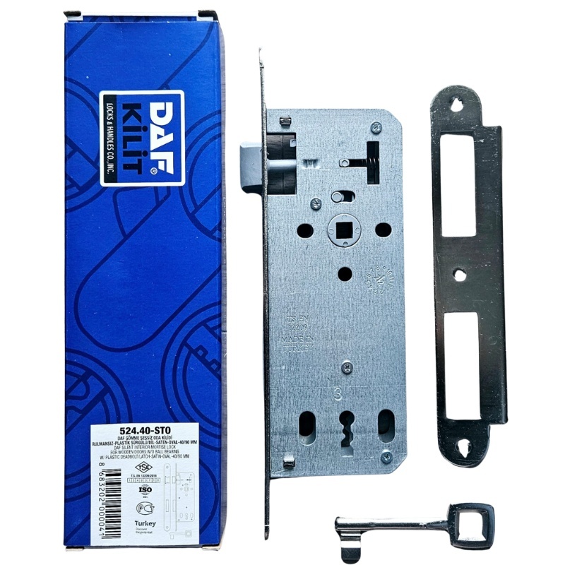 Incuietoare Daf Kilit cu cheie, 40/90mm, 524.40-STO, 8683202000041