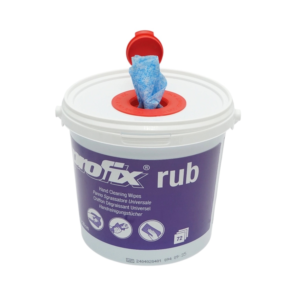 lavete profesionale Lavete umede profesionale abrazive 30x26cm curatare maini, unelte, piese 72 buc/set Profix Rub, AAA644