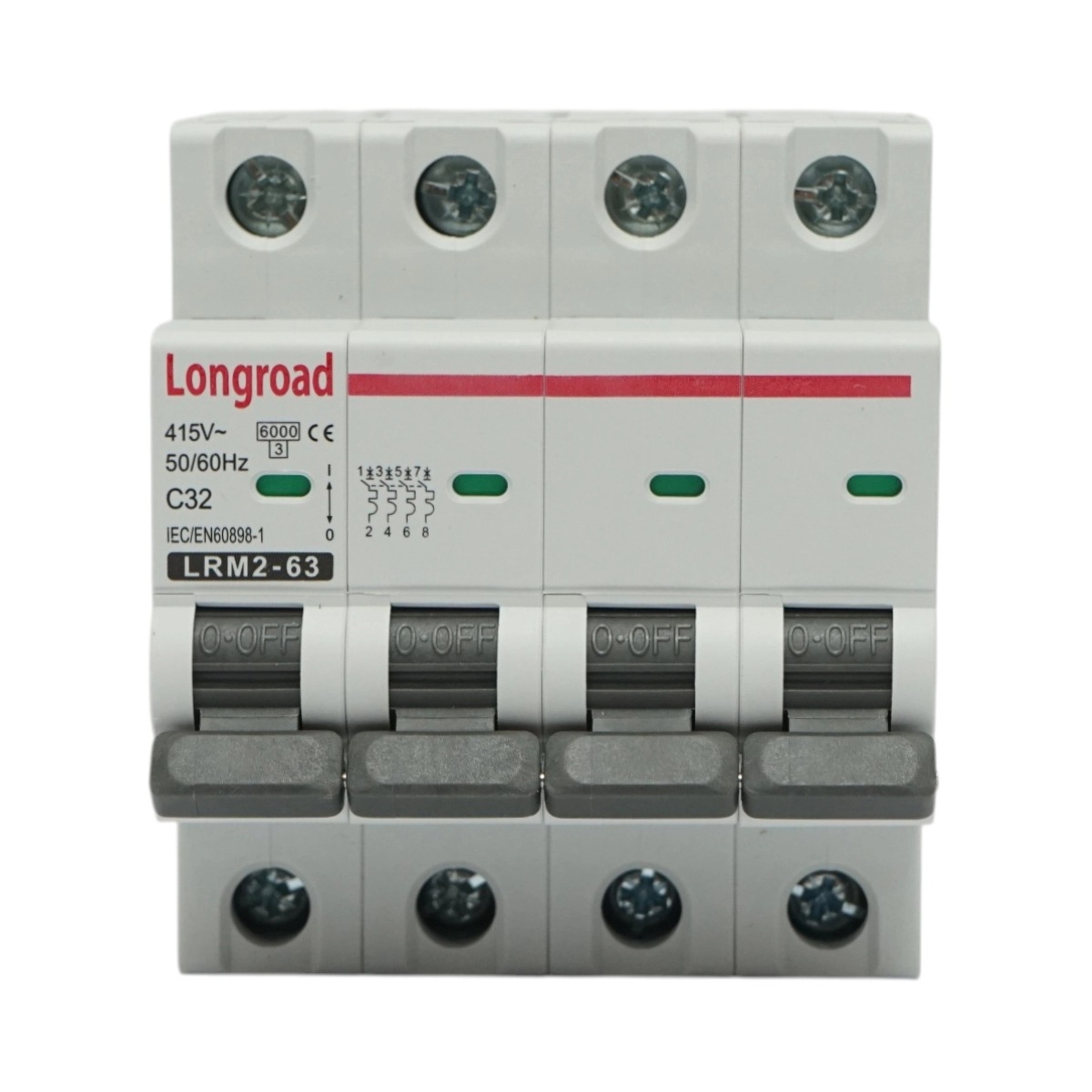 0 Siguranta automata intrerupator MCB 4P 32A 415VAC Longroad, BK77767
