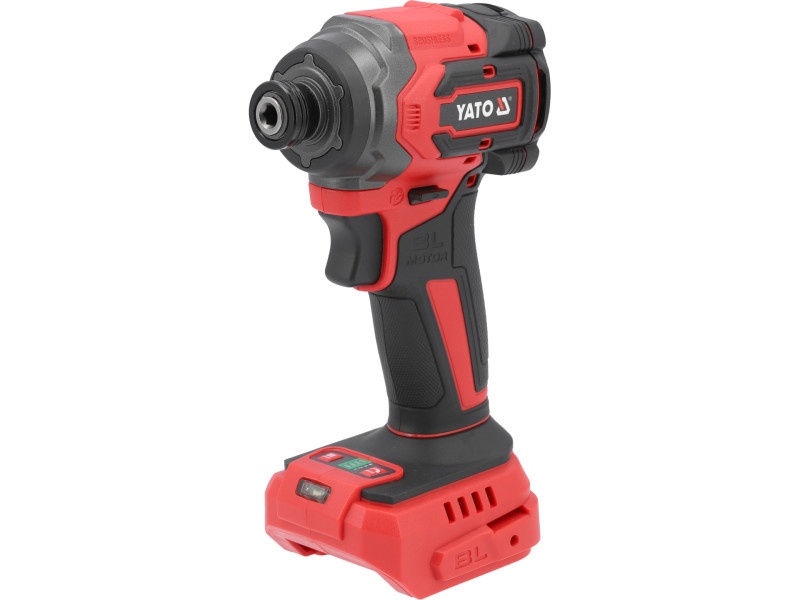mașini în rate fără avans suceava Șurubelniță cu impact fără fir YATO 1/4" 230 Nm fără perie de carbon 18 V (fără acumulator și încărcător)