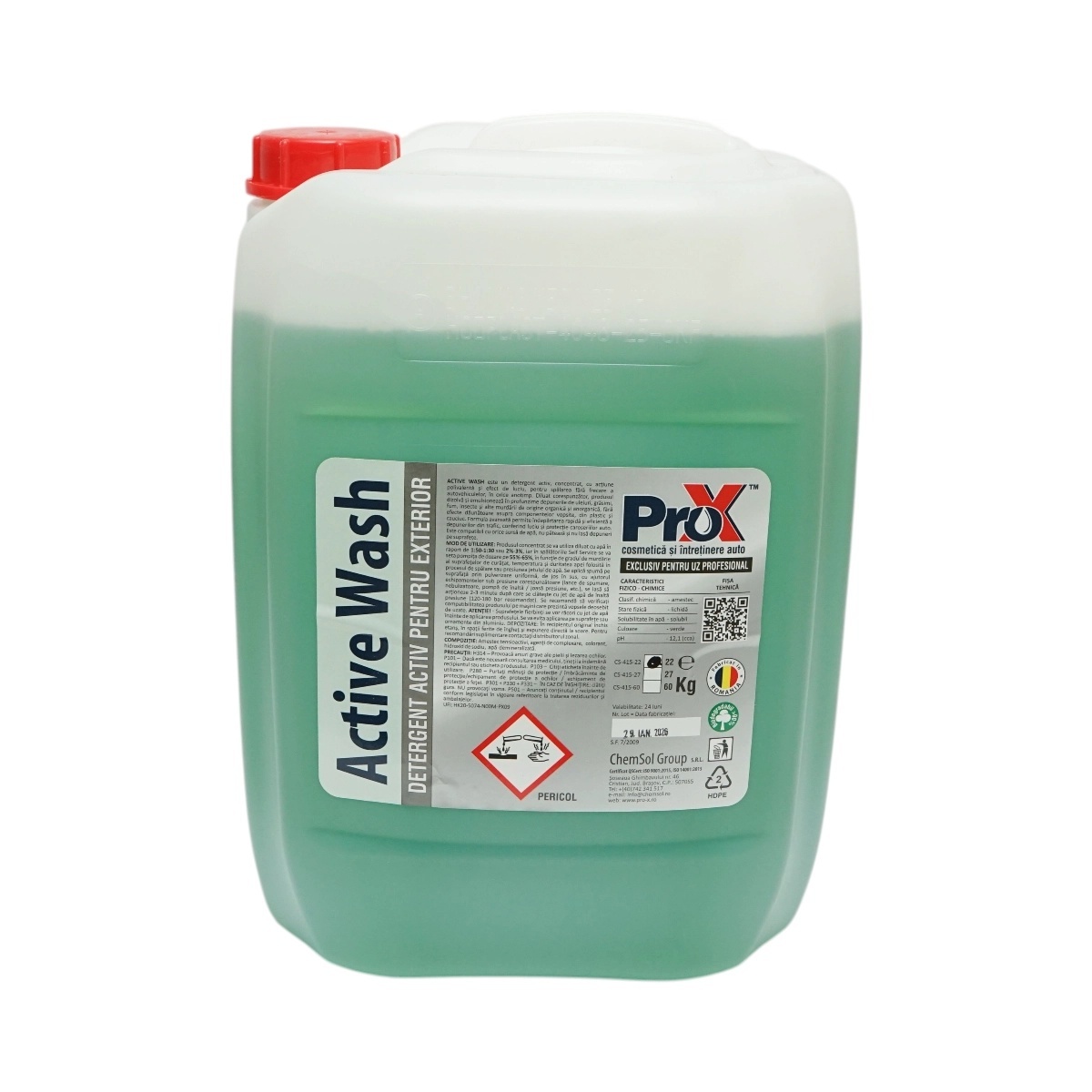 compresor auto profesional Detergent spuma activa auto exterior concentrat profesional Active Wash Pro-X 22kg, AAB415