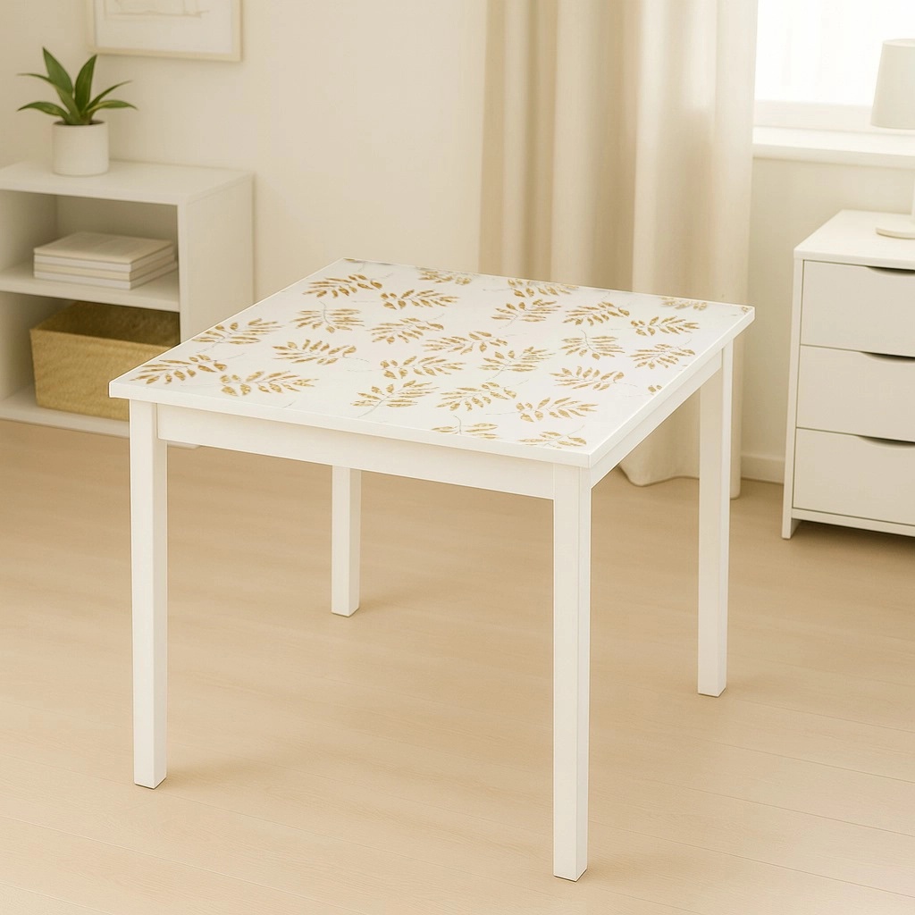 folie transparenta Folie protectie masa transparenta PVC siliconizat 100cm, grosime 1.2mm, model frunze 20m/rola Breckner Germany, BRECKNER GERMANY, DISUN27