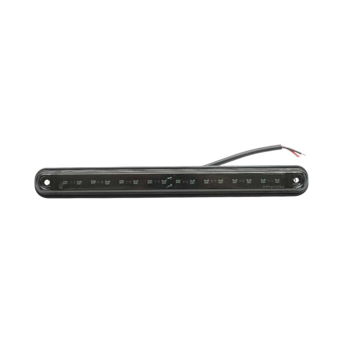 banda led 24v Lampa gabarit laterala LED slim 12-24V rosu fumuriu 16 LED-uri 235x26.5x21mm Breckner Germany, BRECKNER GERMANY, BK69188