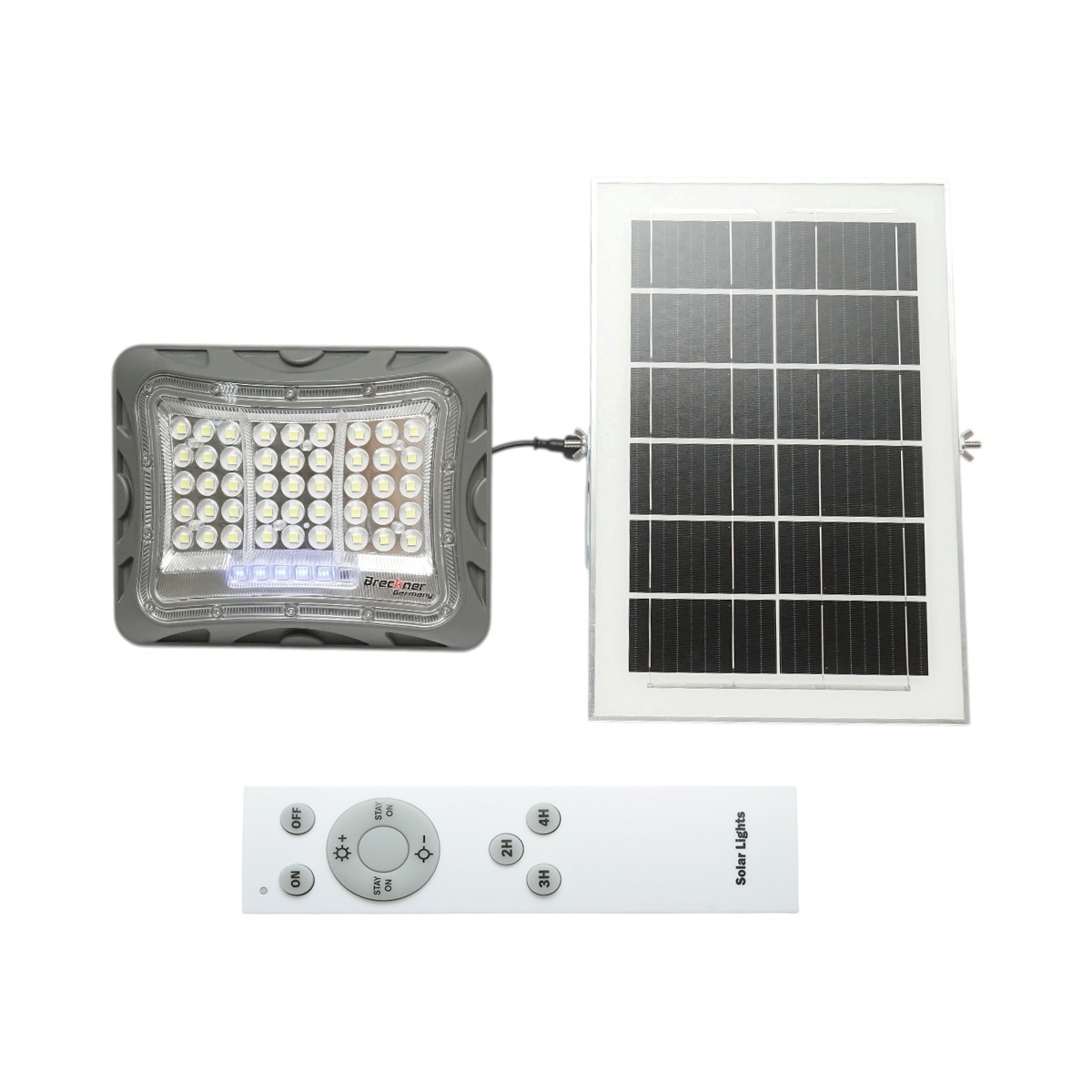 pompa ridicare presiune panou solar Lampa LED 6500K cu panou solar 10W, baterie LifePO4 3.2V/5000mAh si telecomanda IP65 Breckner Germany, BRECKNER GERMANY, BK79346