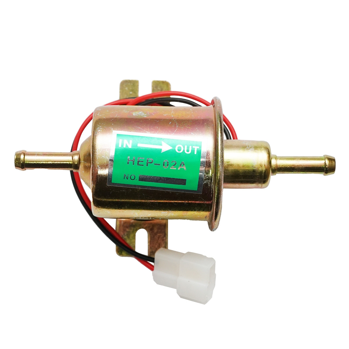 Pompa alimentare electrica universala cu filtru incorporat, 12V, L=145mm, fi 8mm pentru motorina/benzina OEM YK-3118, HEP-02A, Cod: DISSR75, Brand: