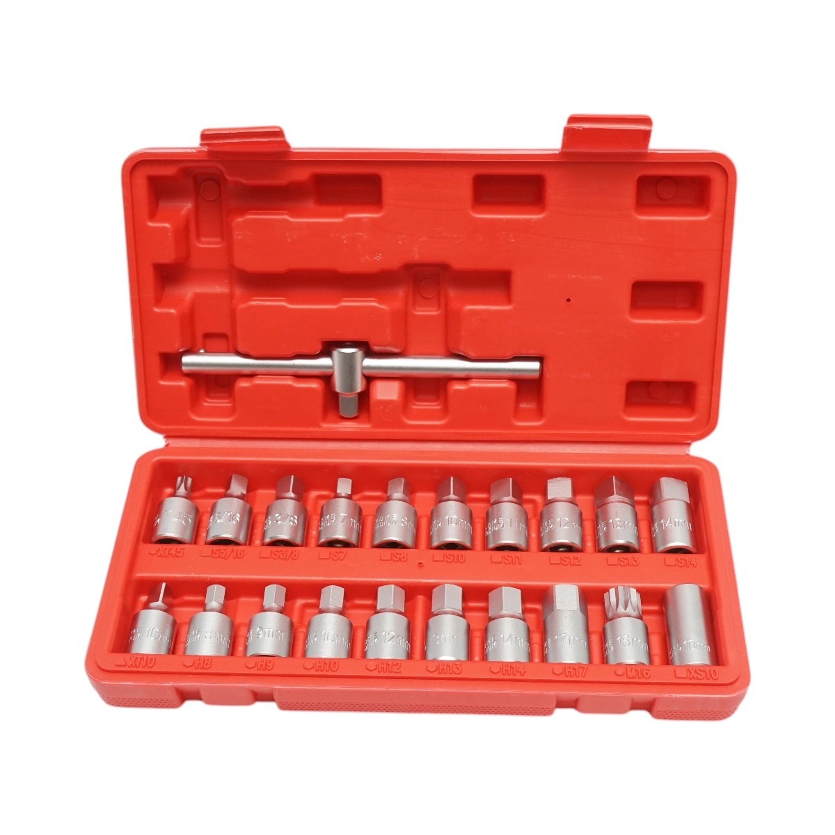 metru patrat pavele pret Trusa chei busoane baie ulei cu profil patrat, hex, torx 21 piese Breckner Germany, BRECKNER GERMANY, BK56532