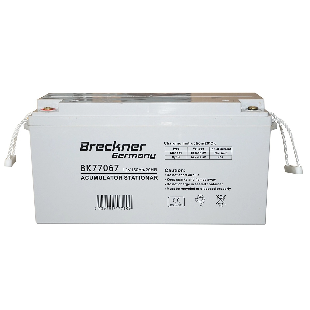 pba 12v Baterie sistem solar cu gel 12V 150Ah 20HR 495x180x275mm FCDG12-150 Breckner Germany, BRECKNER GERMANY, BK77067