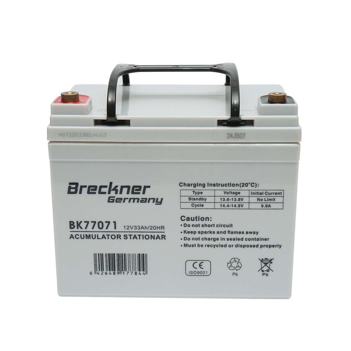 pba 12v Baterie sistem solar cu gel 12V 33Ah 20HR 196x130x155mm FCG12-33 Breckner Germany, BRECKNER GERMANY, BK77071