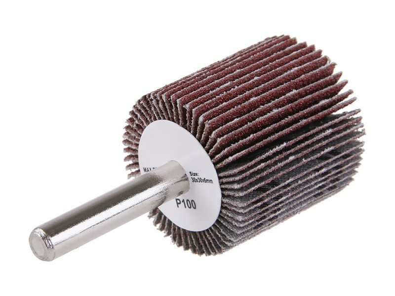 Disc abraziv cu disc cu clapetă 30 x 30 x 6 mm / P100