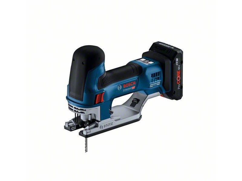 Ferăstrău cu cablu BOSCH GST 18V-155 SC cu mânere, în L-Boxx (fără baterie și încărcător)