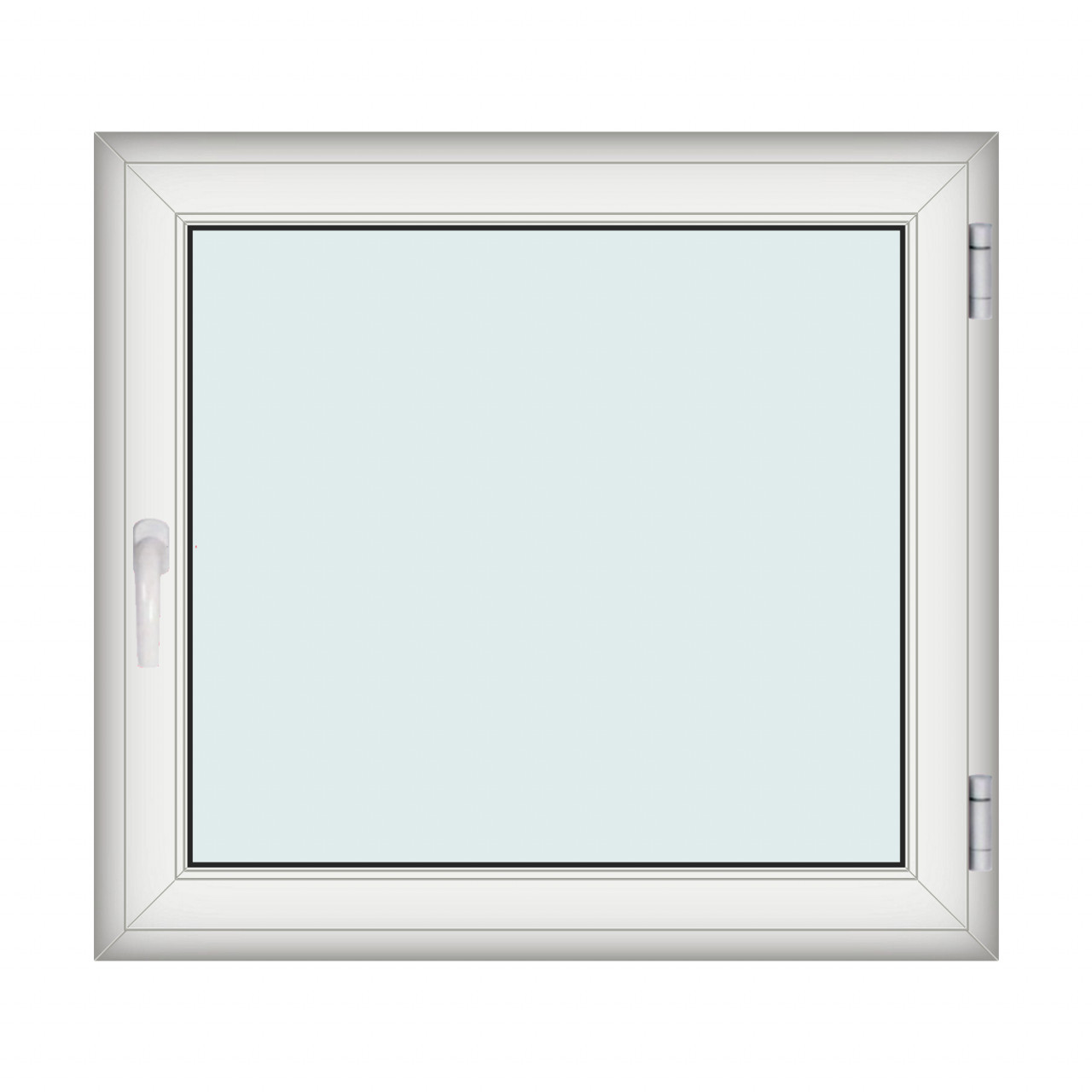 Fereastra 120x110cm, 1 canat, alb, dreapta si rabatare, Klass, 7cm, 6 camere, 2 garnituri