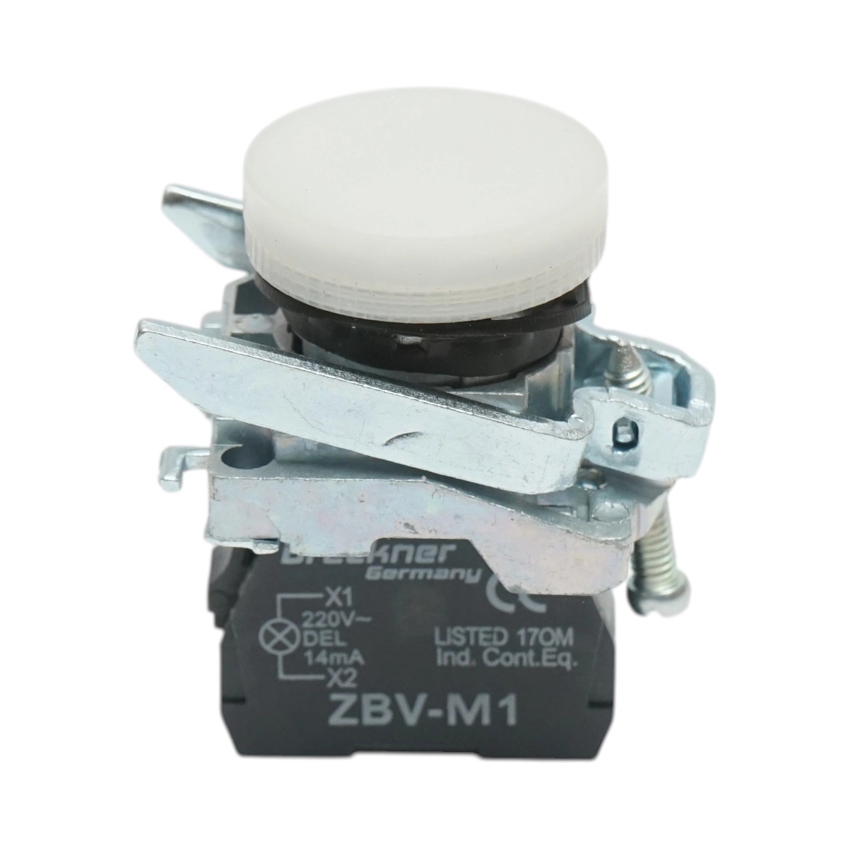 bloc masura monofazat Indicator semnalizare LED alb 220V, 14mA, TB4 Breckner Germany, BRECKNER GERMANY, BK76495