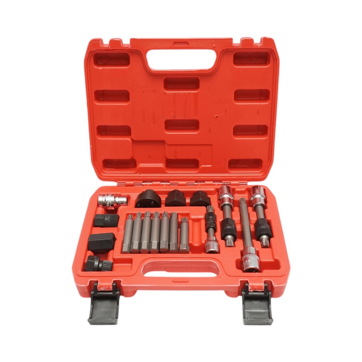 alternator logan 1.4 cu ac si servo Trusa chei montare si demontare fulie alternator 18 piese Breckner Germany, BRECKNER GERMANY, BK78822