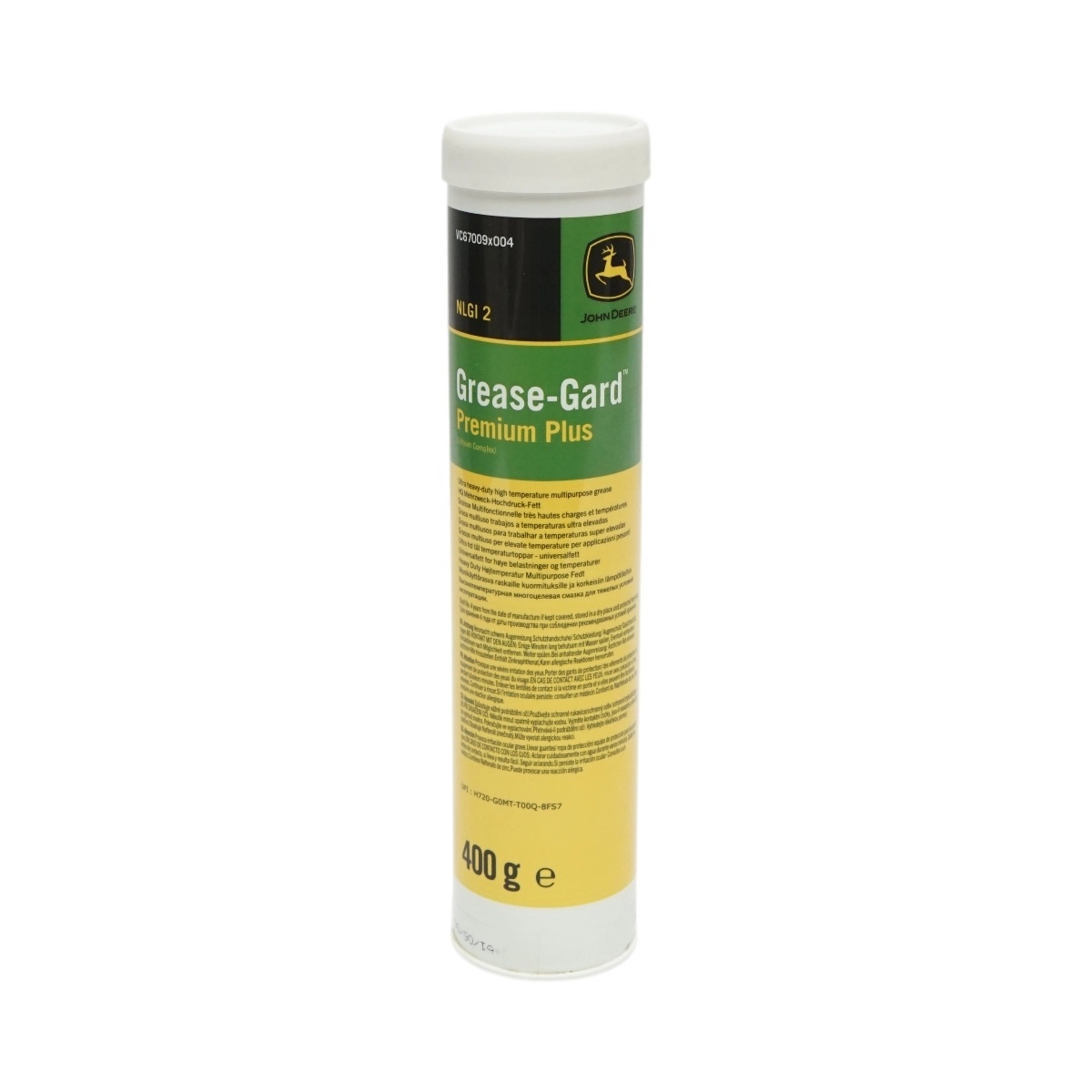 espressoare automate Vaselina John Deere NLGI 2 Grease-Gard Premium Plus Lithium Complex 400g, JOHN DEERE, DISVL70