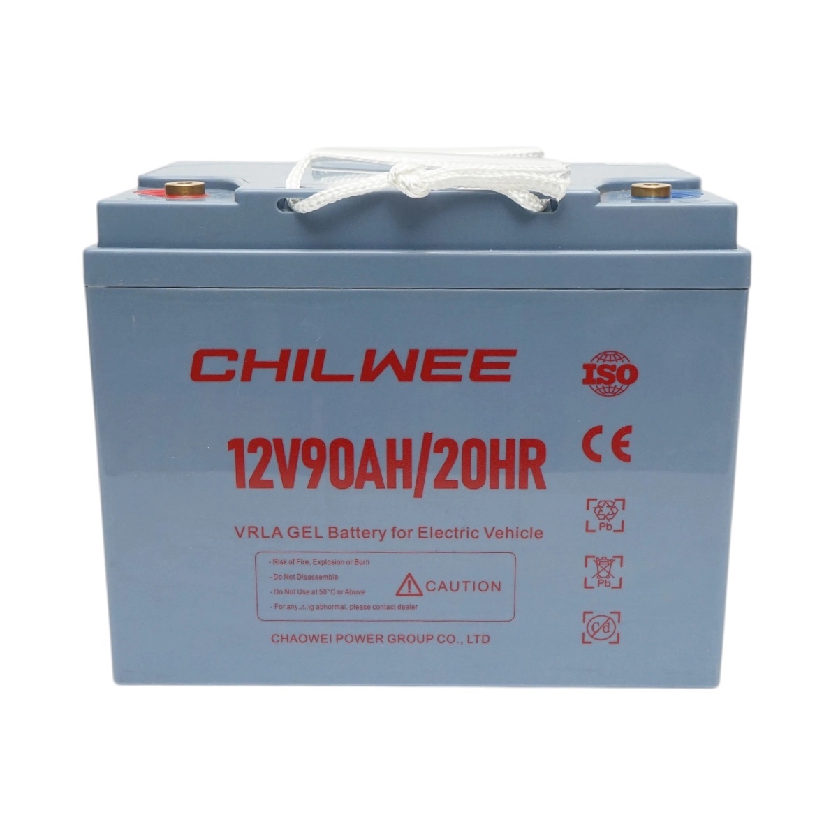 plite electrice Baterie VRLA GEL 12V 90Ah 20HR pentru tricicluri, scutere, vehicule electrice 269x180x266mm CHILWEE, CHILWEE, DISAM29