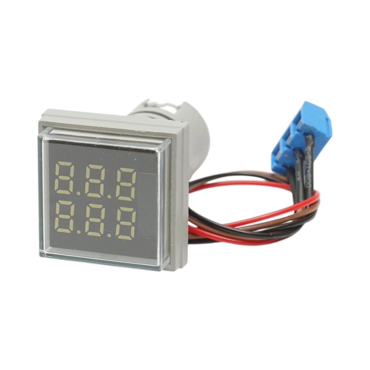 contor bidirectional trifazat Indicator digital contor LED alb 0-999999, 220V/380V AC Ø 22mm Breckner Germany, BRECKNER GERMANY, BK76652