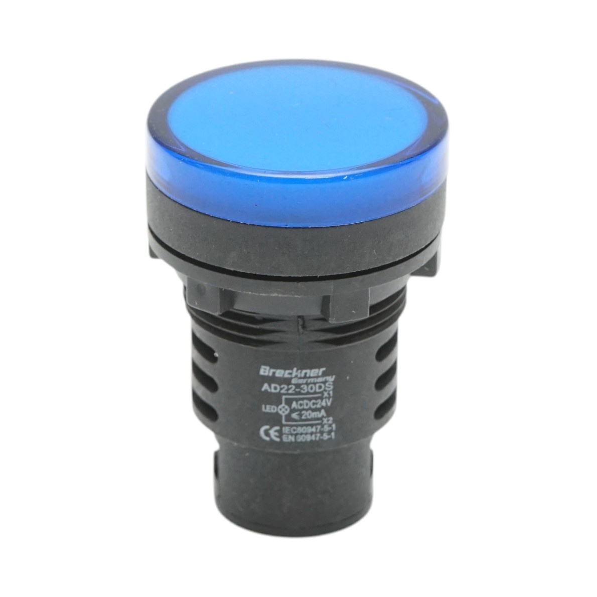 banda led 24v Indicator semnalizare LED albastru 24V AC/DC 30mm Breckner Germany, BRECKNER GERMANY, BK76624