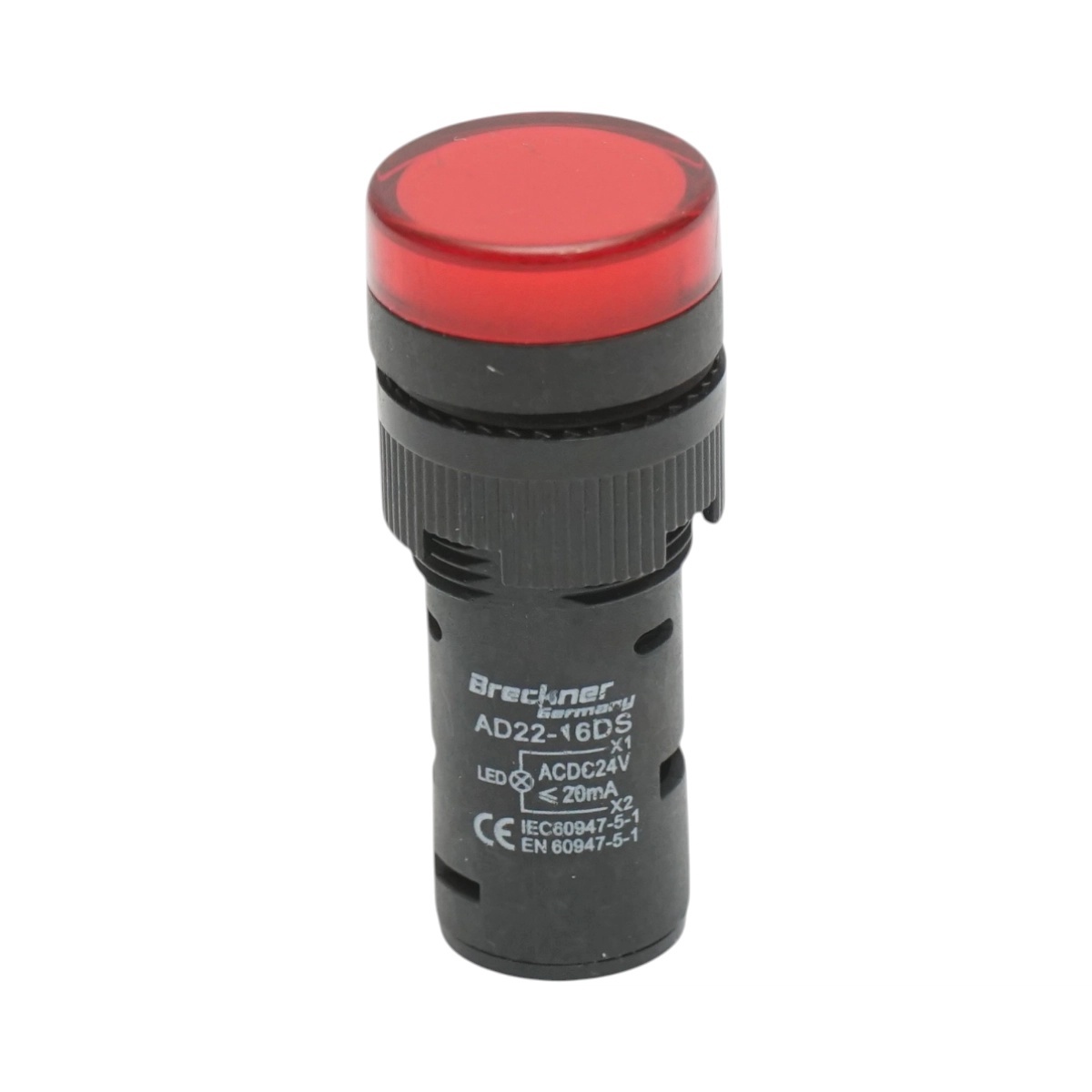 banda led 24v Indicator semnalizare LED rosu 24V AC/DC 16mm Breckner Germany, BRECKNER GERMANY, BK76618