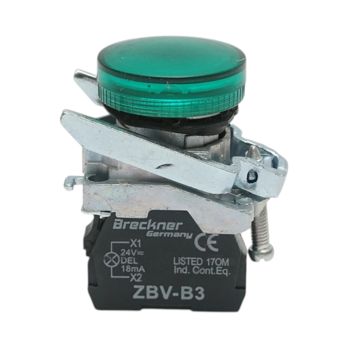 bloc masura monofazat Indicator semnalizare LED verde 24V, 18mA, TB4 Breckner Germany, BRECKNER GERMANY, BK76496