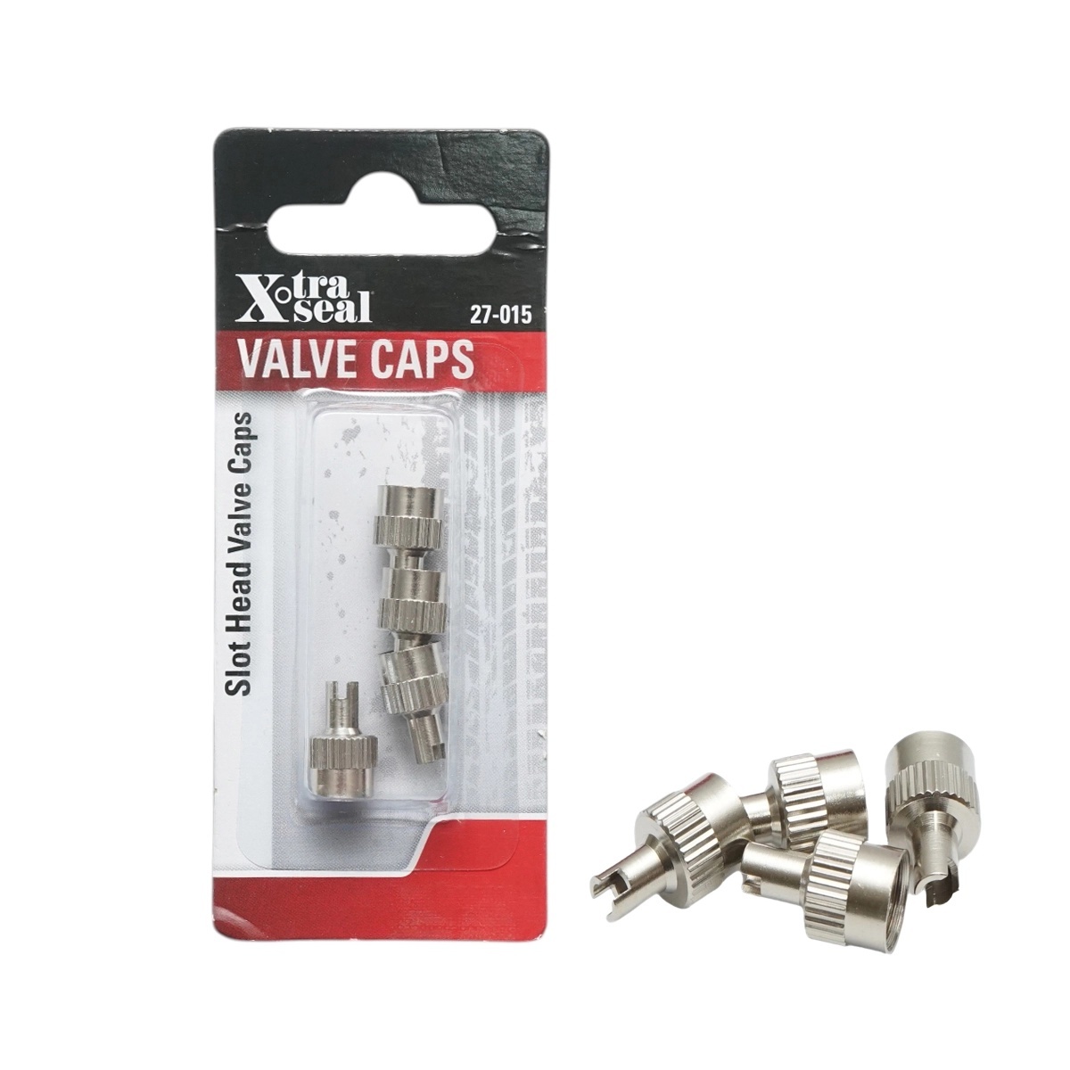 0 Set 4 capace valve auto metalice cu cap de surubelnita 27-015 X-TRA SEAL, DISVE81