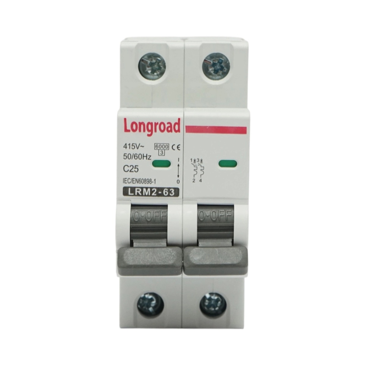 0 Siguranta automata intrerupator MCB 2P 25A 415VAC Longroad, BK77762