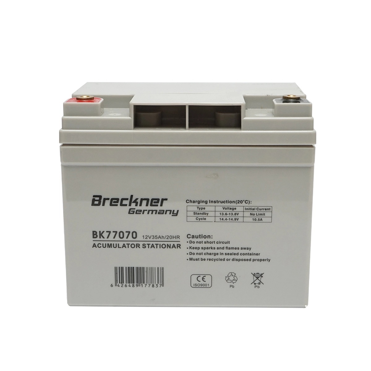 pba 12v Baterie sistem solar cu gel 12V 35Ah 20HR 196x130x155mm FCD12-35 Breckner Germany, BRECKNER GERMANY, BK77070