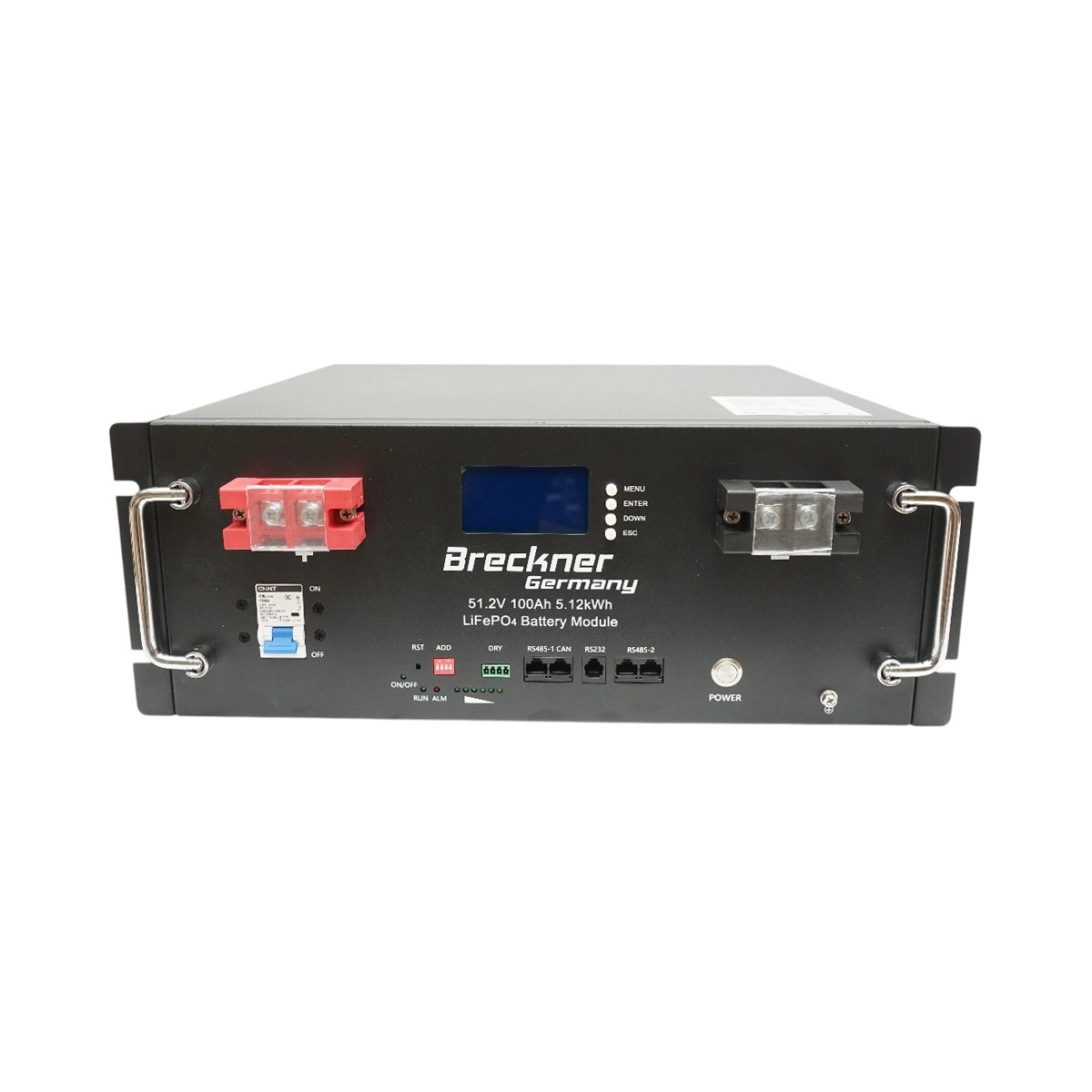 temperatura corpului 35.5 cauze Baterie stocare cu litiu 5.12kWh LiFePO4 51.2V, 100Ah cu BMS, LCD display, protectie temperatura, conexiune in paralel IP54 Breckner Germany,