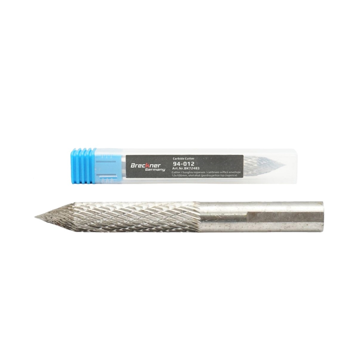 vulcanizare & depozit anvelope srl Burghiu cutter calibrare orificii petice anvelope tip ciuperca 12x108mm otel aliat 94-012 Breckner Germany, BRECKNER GERMANY, BK72483