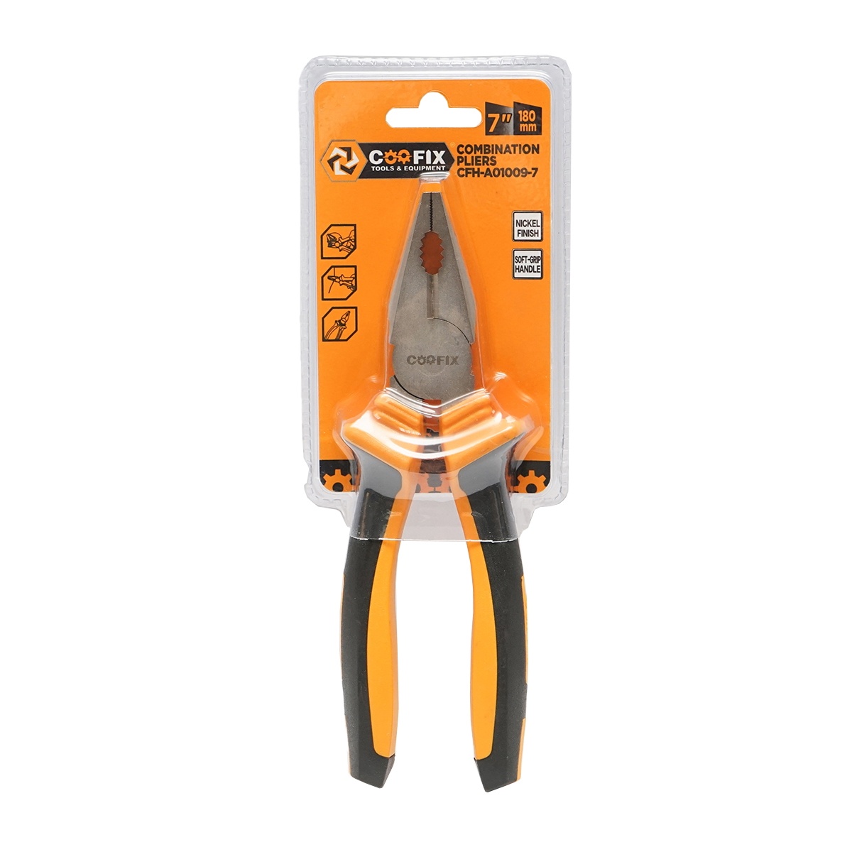 cleste Cleste patent combinat 180mm profesional cu finisaj nichelat , Cod: BK89519, Brand: COOFIX