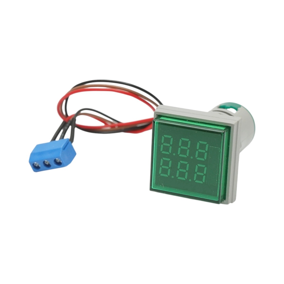 contor bidirectional trifazat Indicator digital contor LED verde 0-999999, 220V/380V AC Ø 22mm Breckner Germany, BRECKNER GERMANY, BK76650