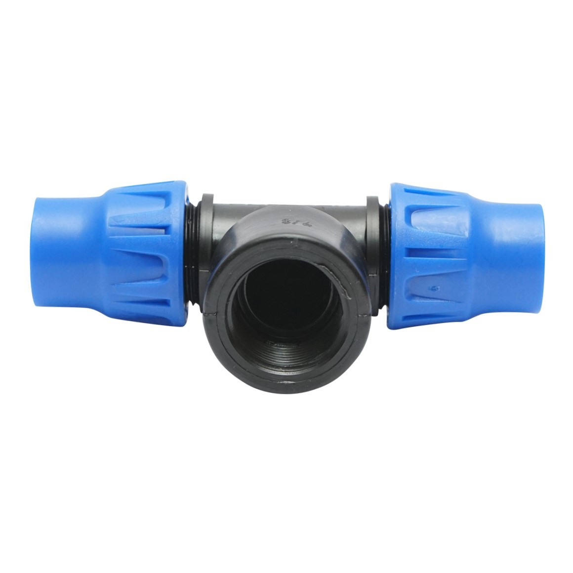 Poelsan Teu compresiune, D20mmx3/4 toll, PN10, cu filet interior, pentru sisteme de irigatii, Cod: DISLV03, Poelsan