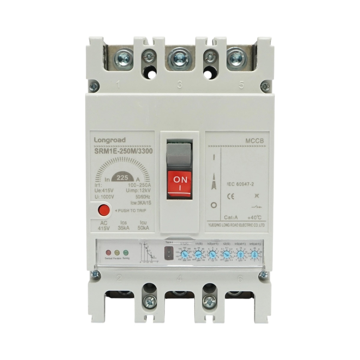 0 Intrerupator automat de putere MCCB 3P 415V AC, 100-250A, SRM1E-250M/3300 Longroad, DISPY18