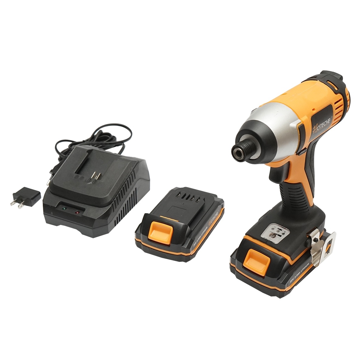 masina 8+1 Masina de insurubat 1/4 cu impact 20V 180Nm, baterie incarcare rapida 2x2.0Ah, Cod: BK92630, Brand: HOTECHE