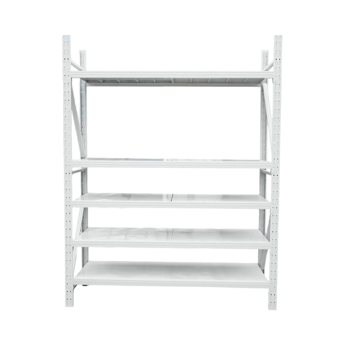 raft depozitare peste mașina de spalat Raft metalic depozitare 5 nivele 200x60x250cm, 300 kg/polita, gri Breckner Germany, Breckner Germany, DISAY24