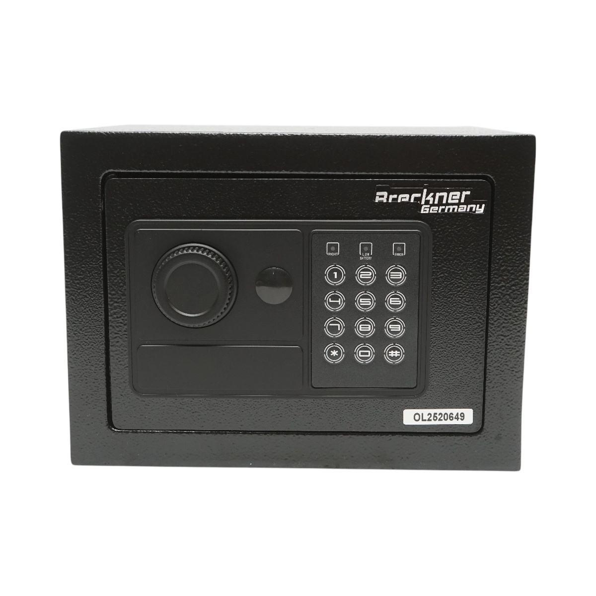 seif Seif mobila cu inchidere electronica si 2 chei 230x170x170mm Breckner Germany, BRECKNER GERMANY, BK76272