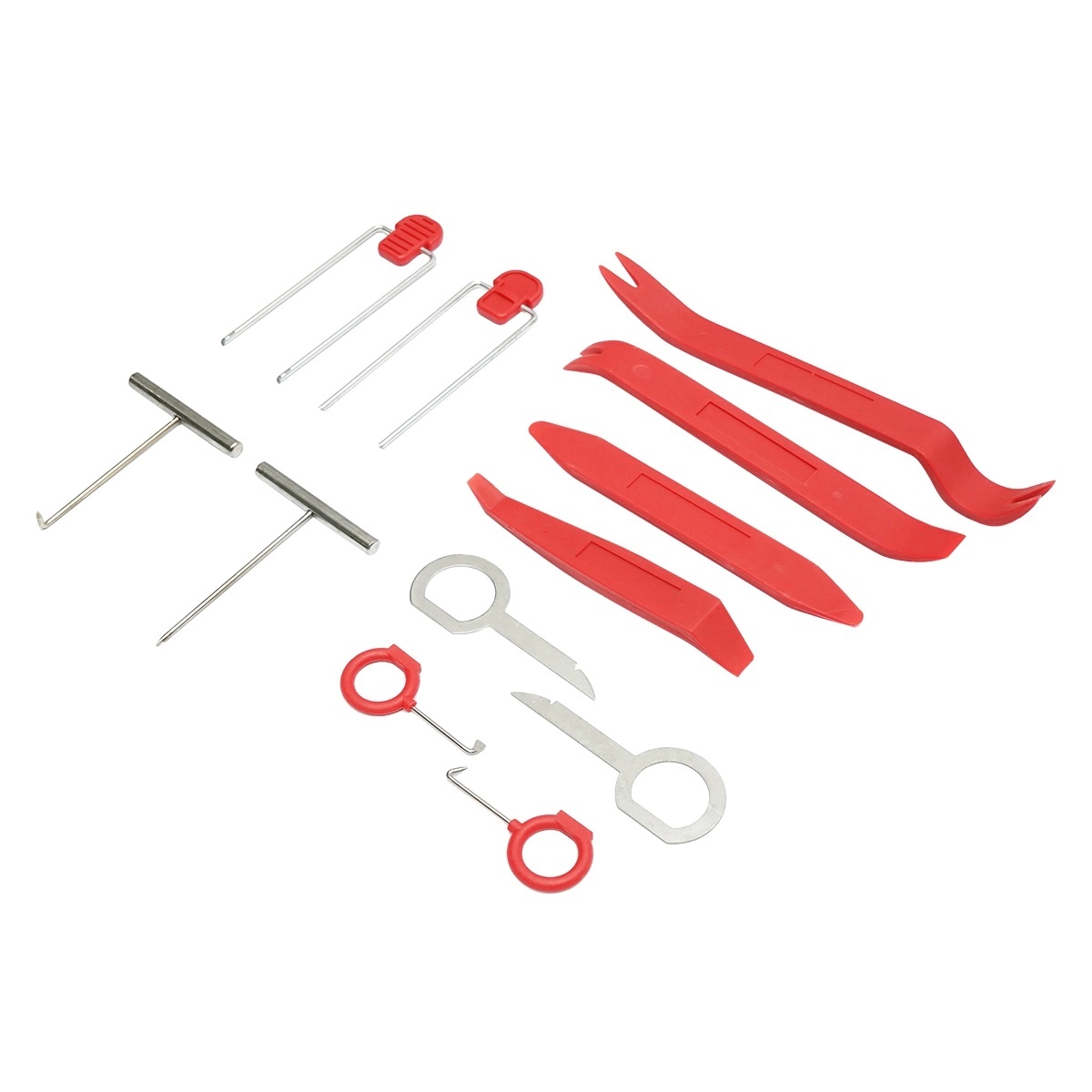 perie curatat tapiterie auto Set 12 instrumente pentru demontare radio, tapiterie, interior auto Breckner Germany, BRECKNER GERMANY, BK78749