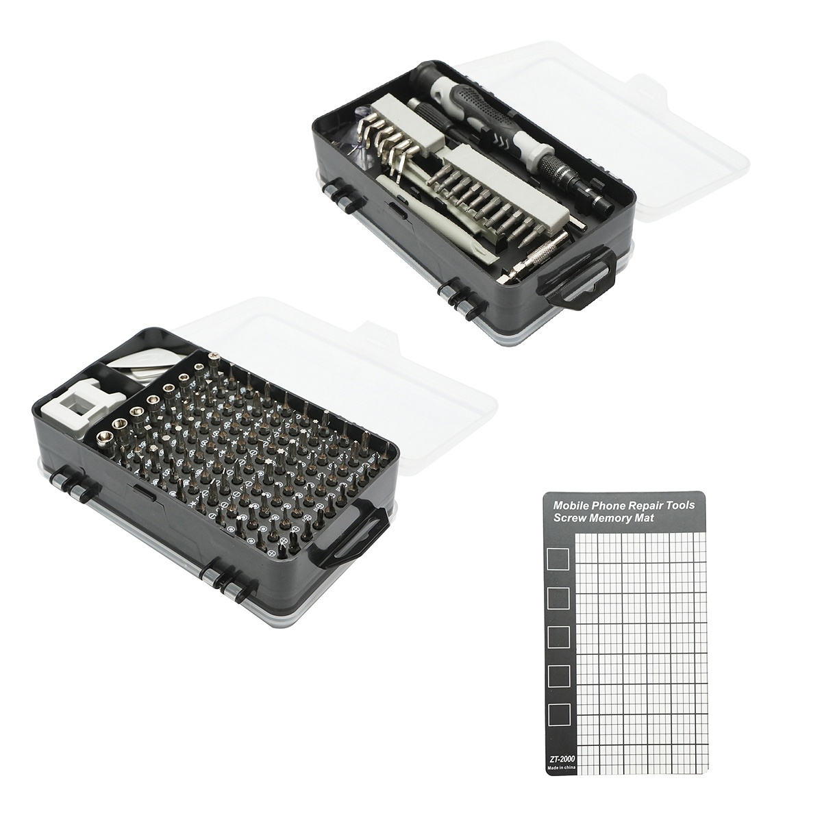 Trusa surubelnite de precizie biti, torx, cruce, hexagonal pentru electronice 139 piese , Cod: BK79827, Marca: BRECKNER GERMANY