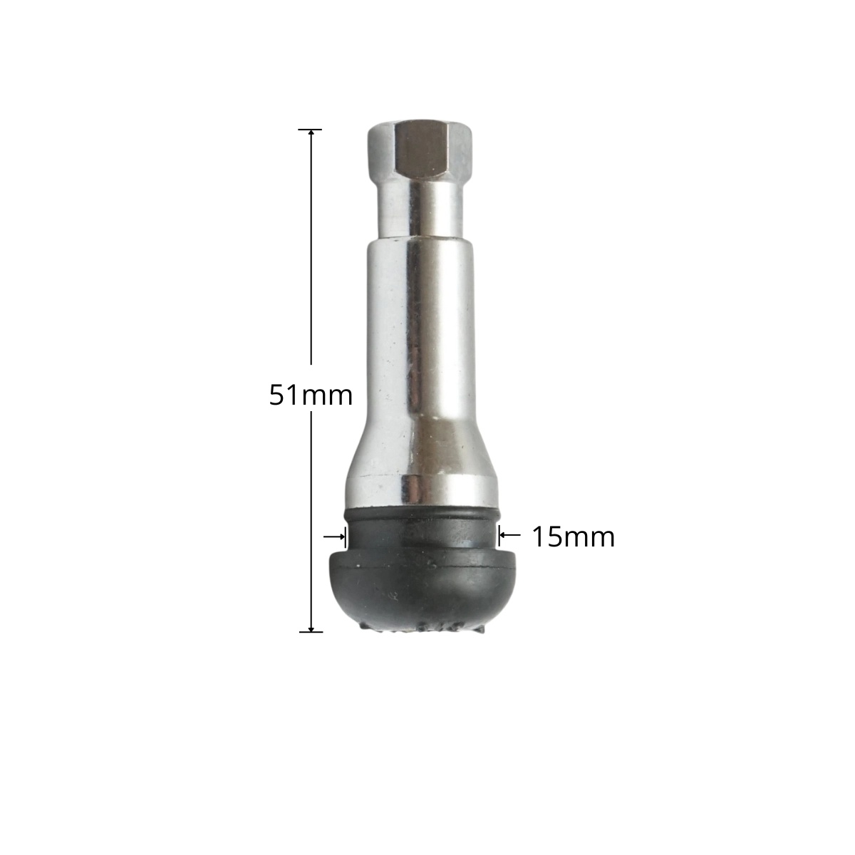 anvelope tractor firestone 11.2 r24 Valva roata auto tubeless 51mm TR414AC cromata, DISRL59