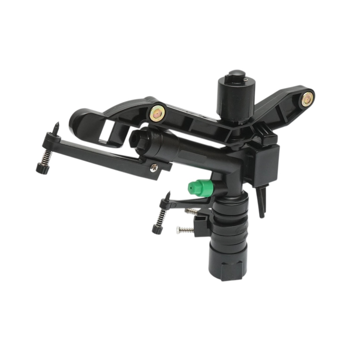 pavaje gradini Aspersor de impact reglabil cu brat oscilant, 2 duze, raza 18-25m, debit 75-82 L/min, filet interior 1 inch Breckner Germany, BRECKNER GERMANY,