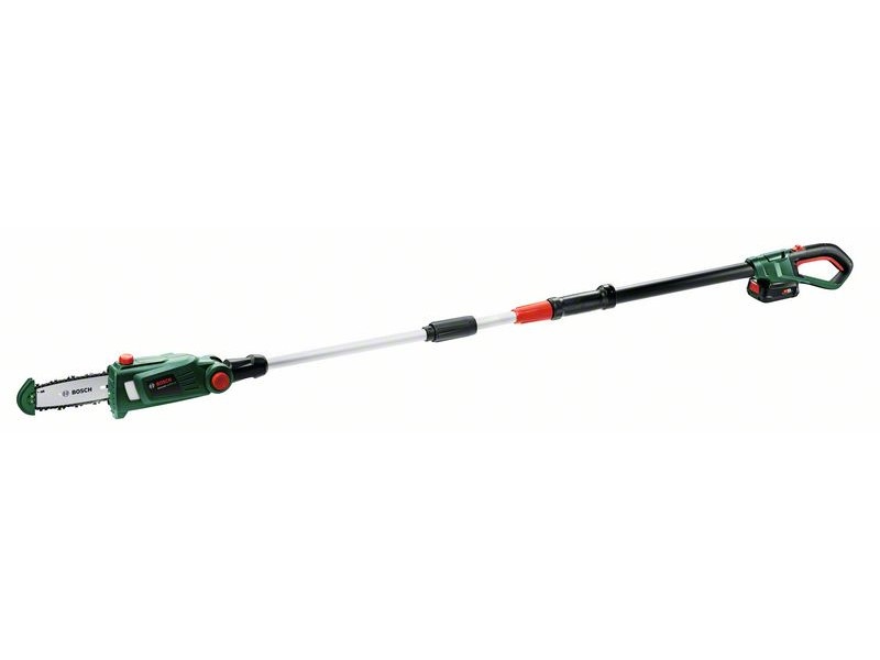 mașina de tuns câini flanco BOSCH UniversalChainPole 18 foarfece de tuns telescopic fără fir (1 x baterie 2.5 Ah + încărcător)