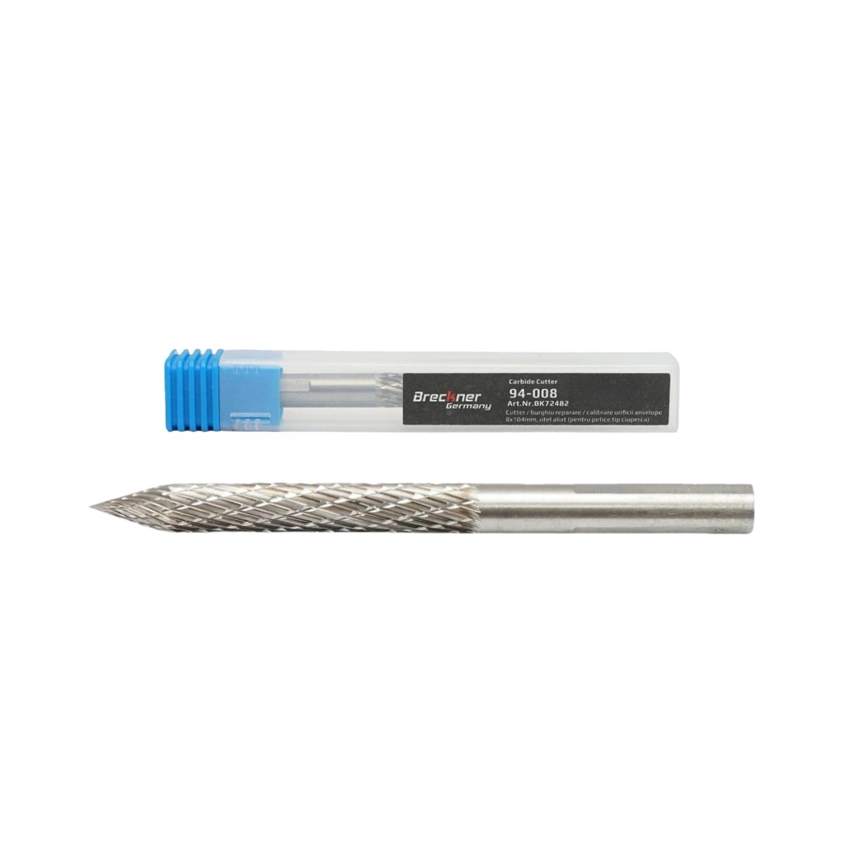 vulcanizare & depozit anvelope srl Burghiu cutter calibrare orificii petice anvelope tip ciuperca 8x104mm otel aliat 94-008 Breckner Germany, BRECKNER GERMANY, BK72482