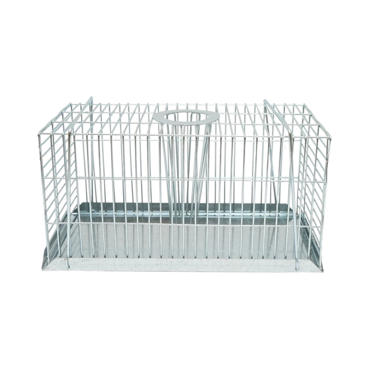 capcana sobolani cu galeata Capcana animale metalica tip cusca pentru sobolani si soareci 31x15x16.5cm, BK87738