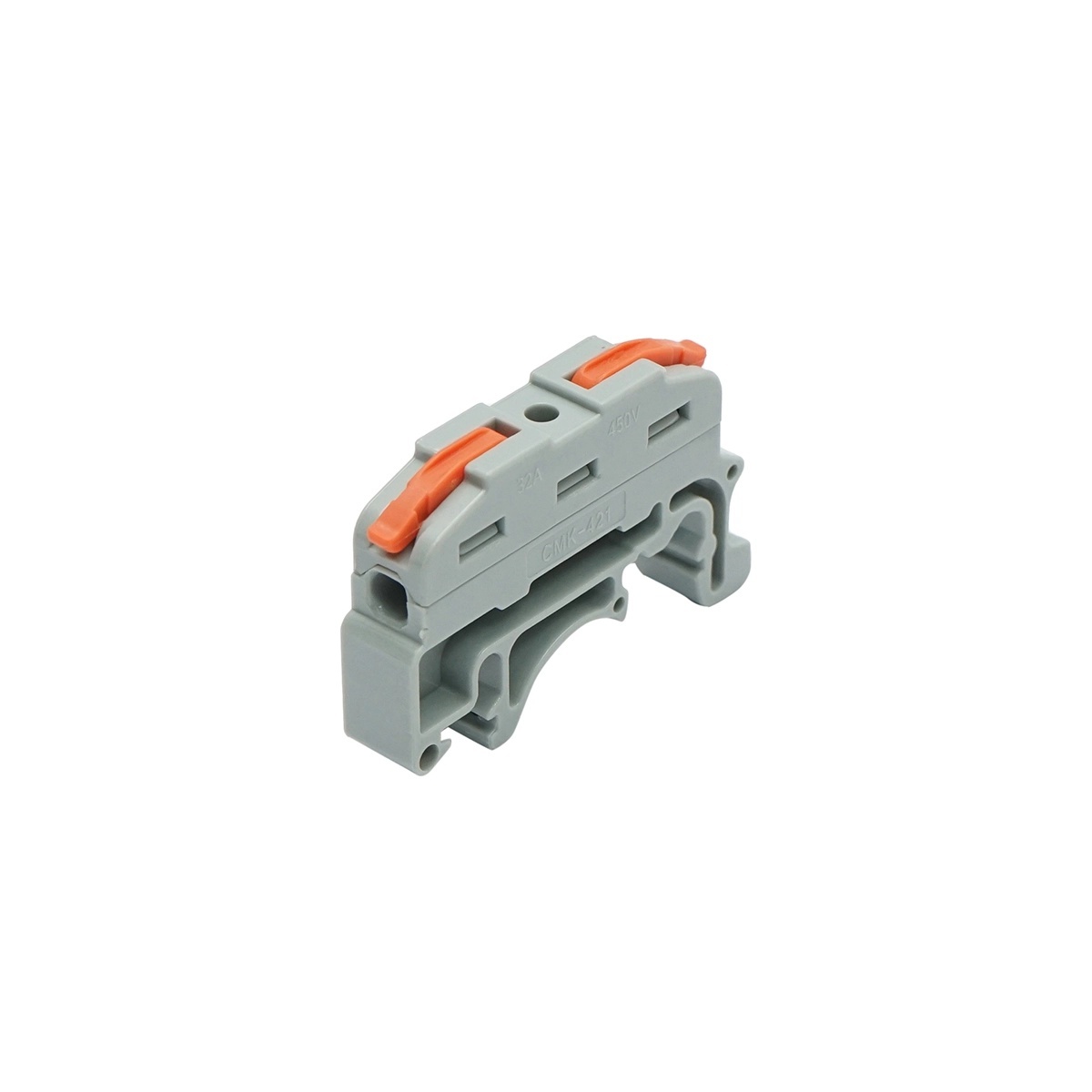 sina perdea Conector rapid cablu electric 2P, 0.08-4mm, 32A/450V pentru sina DIN Leader, Leader, BK79150
