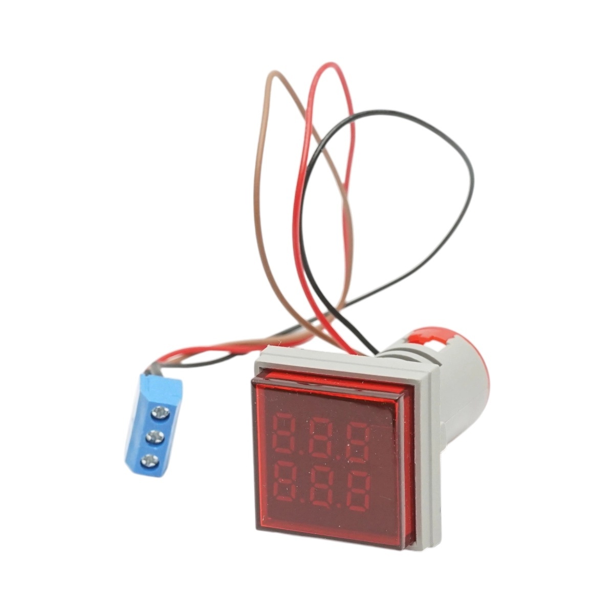 contor bidirectional trifazat Indicator digital contor LED rosu 0-999999, 220V/380V AC Ø 22mm Breckner Germany, BRECKNER GERMANY, BK76651