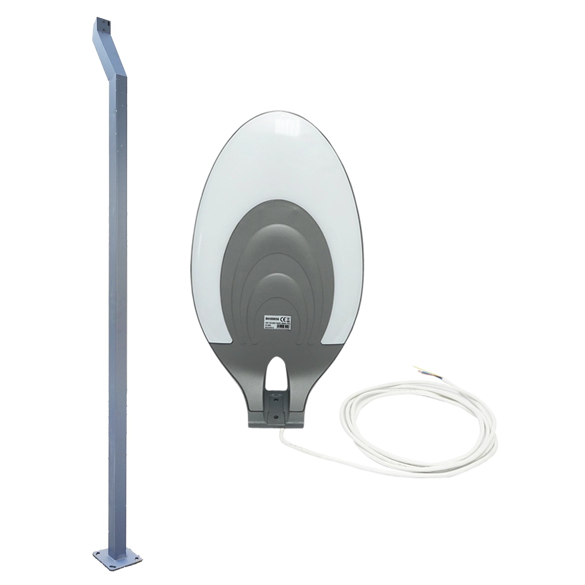 banda led 24v Lampa LED iluminat stradal 40W, 220V, IP65, 5000K, inaltime stalp 3.5m, Cod: BK69858, Brand: BRECKNER GERMANY