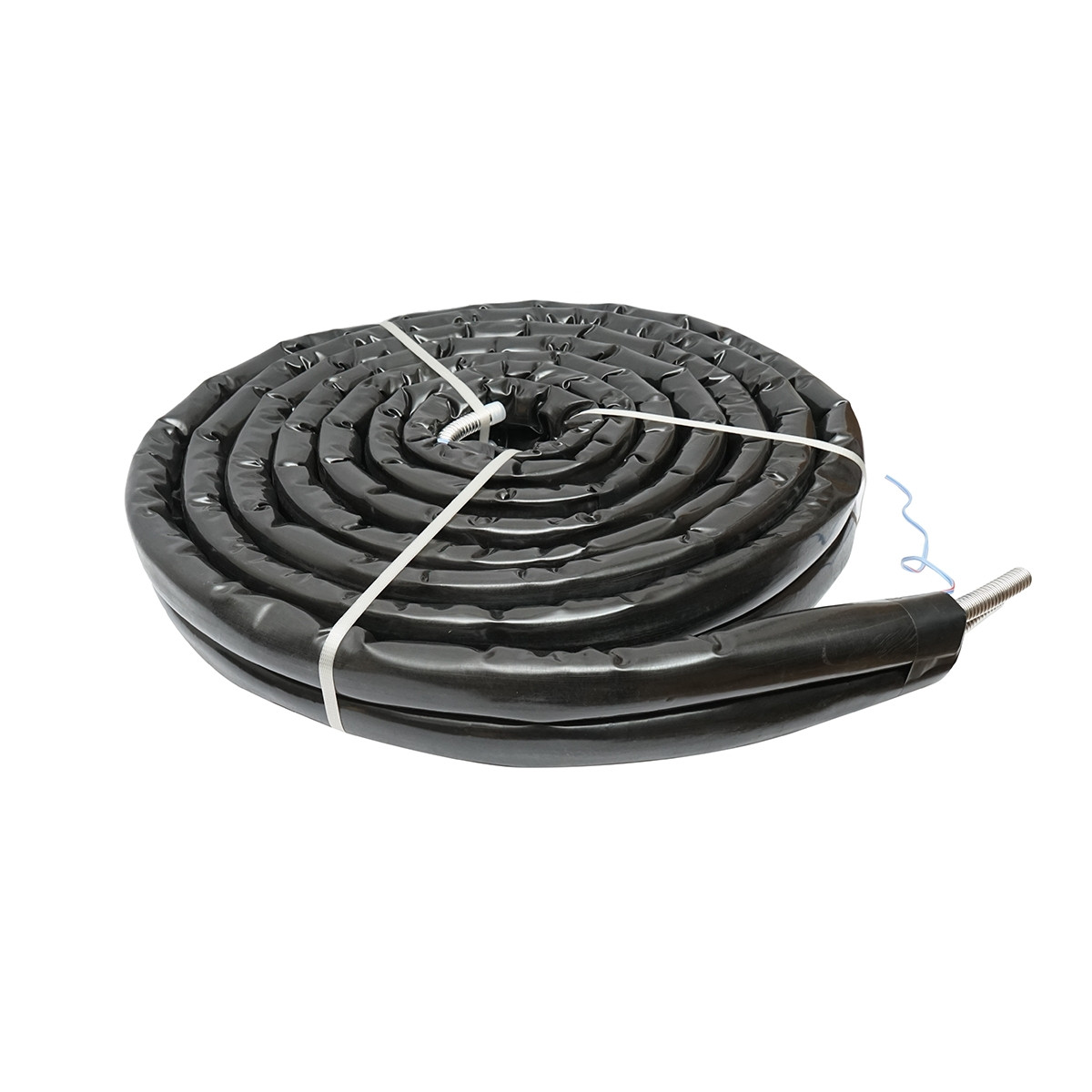 Teava 10m dubla din inox, DN16-3/4 gofrata, flexibila, izolat cu cablu pentru sonda, temperatura pentru instalatii solare rezidentiale, Cod: DISKL68,
