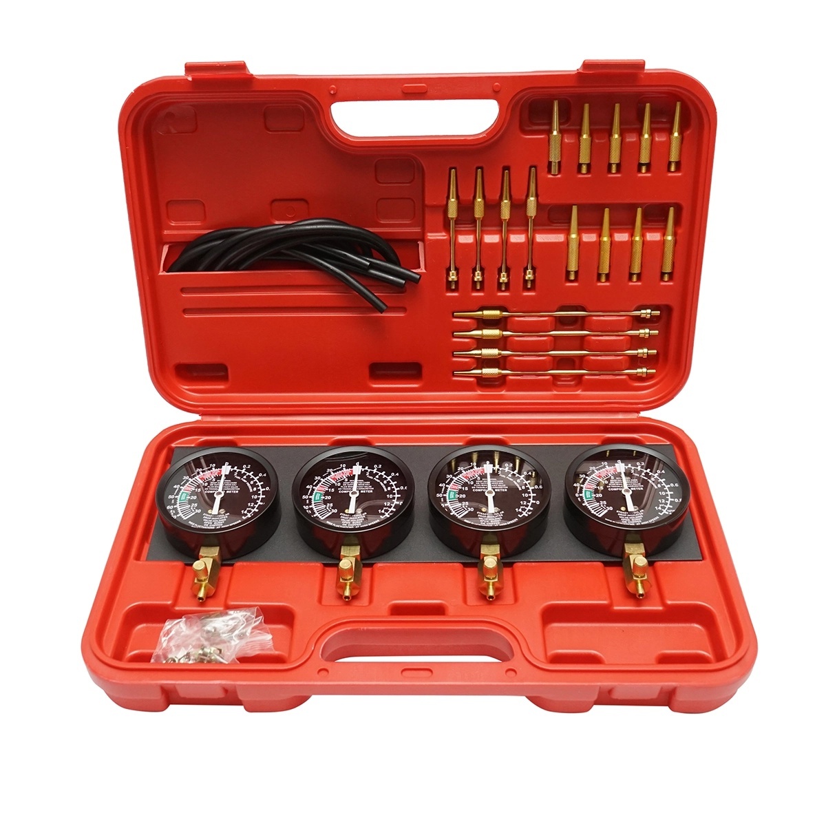 manometre Trusa sincronizare injectie, carburatoare cu 4 manometre si adaptoare Breckner Germany, BRECKNER GERMANY, BK56514