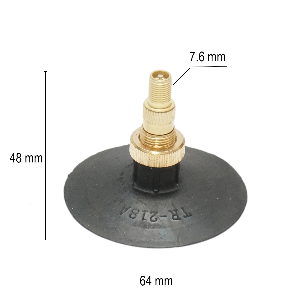 0 Valva camera de aer aplicata TR218A cu palarie mare 64mm, DISRX89